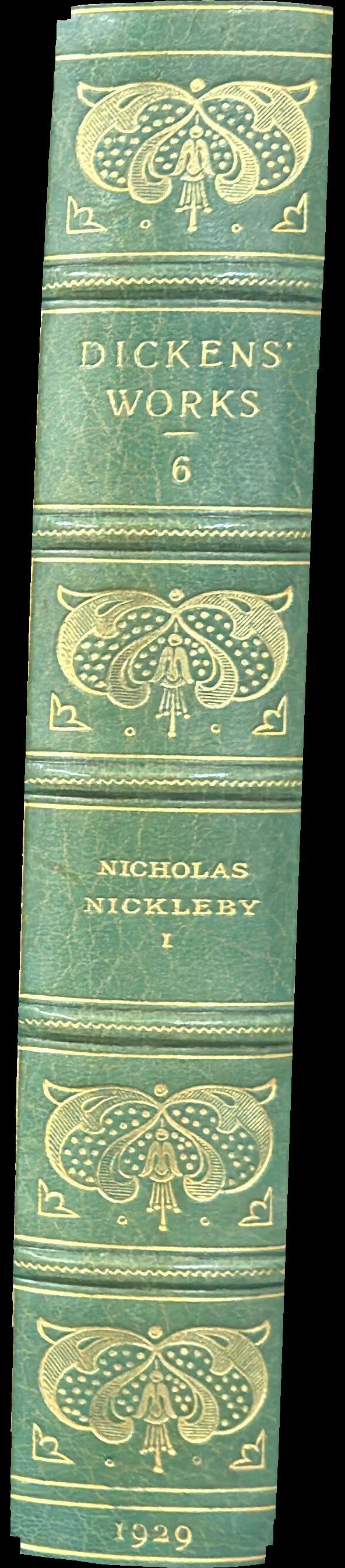 Nicholas Nickleby : volume I spine