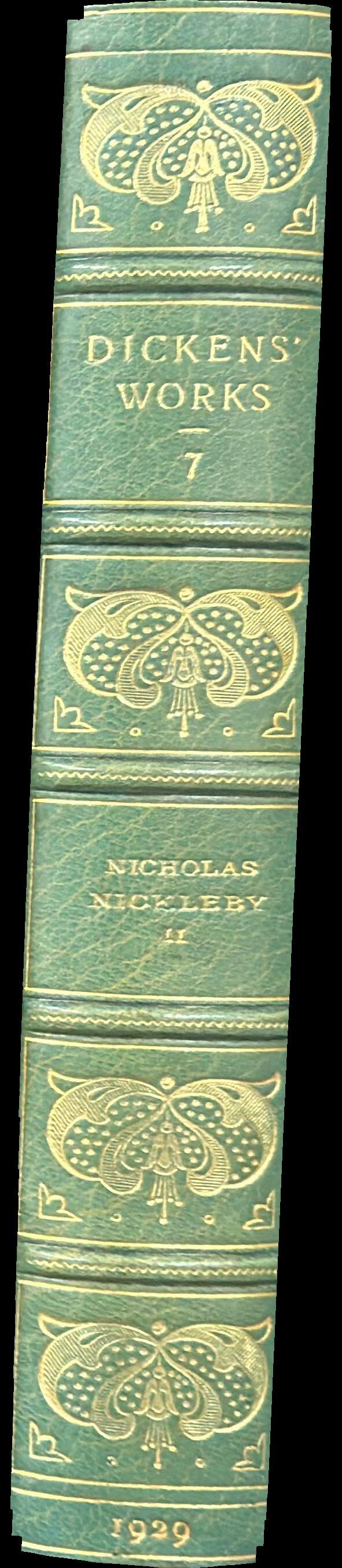 Nicholas Nickleby : volume II spine