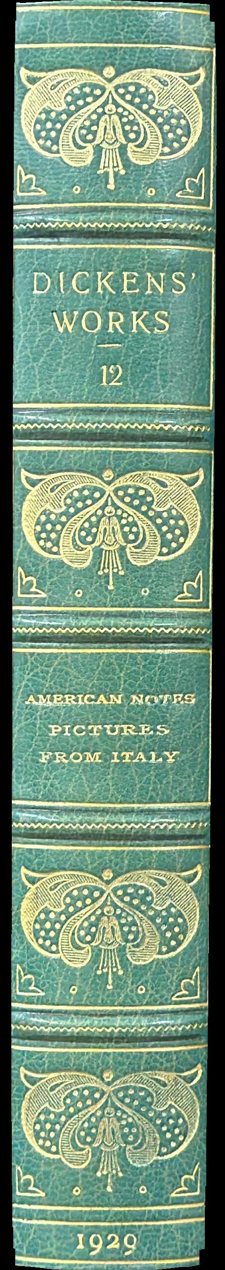American notes. Pictures from Italy spine