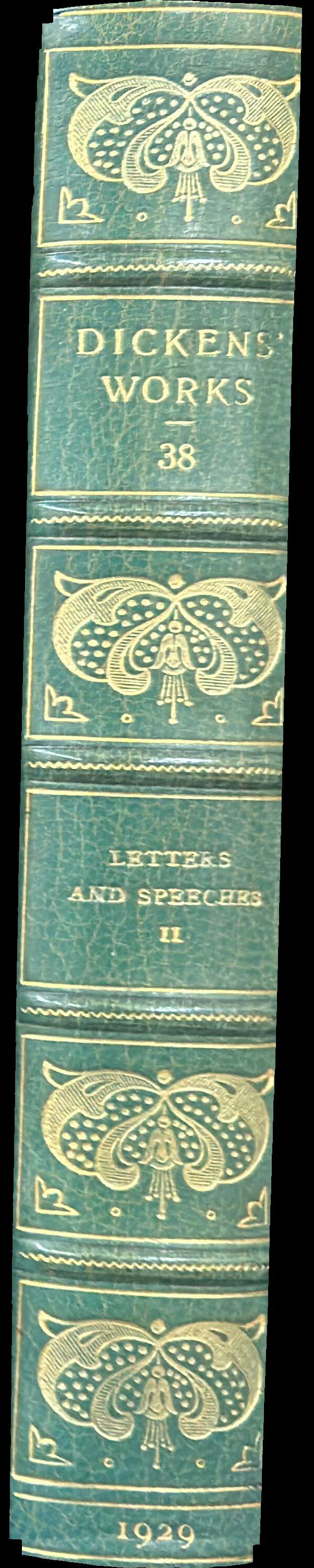 Letters and speeches : volume II spine