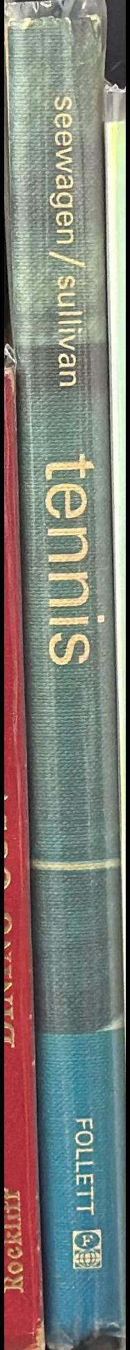 Tennis / George L. Seewagen and George Sullivan spine