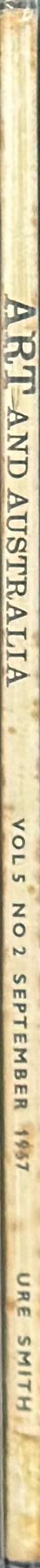 Art & Australia : Nolan Issue ; volume 5 number 2, September 1967 spine