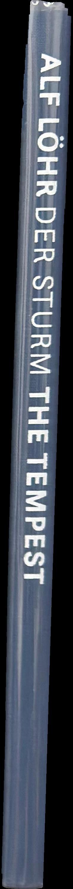Alf Löhr : der sturm = the tempest spine