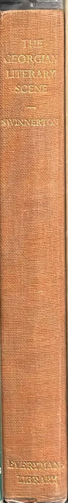 The Georgian literary scene spine