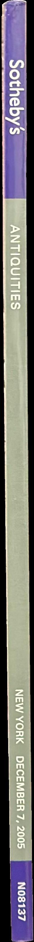 Egyptian, classical and western Asiatic antiquities : New York, Wednesday, December 7, 2005 / Sotheby's spine