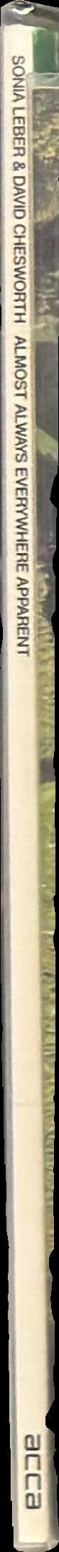 Sonia Leber & David Chesworth : almost always everywhere apparent spine