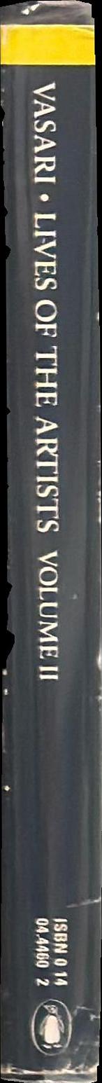 Lives of the artists : volume II spine