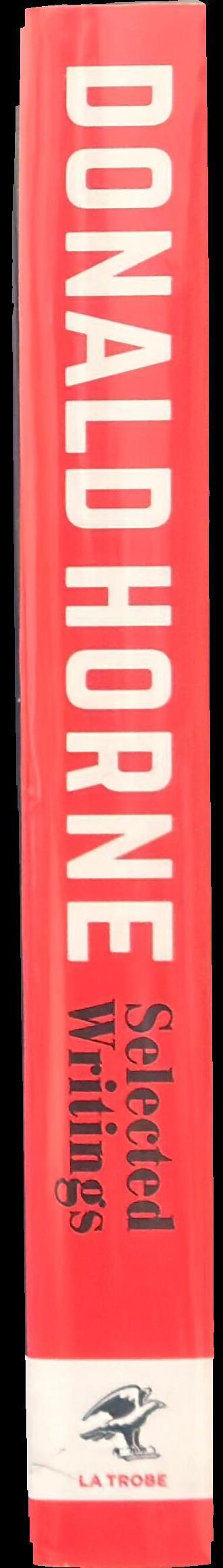 Donald Horne : selected writings spine