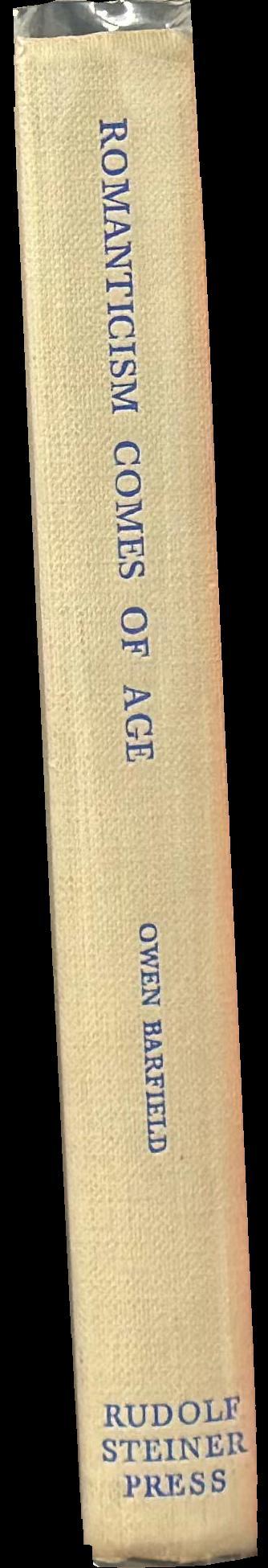 Romanticism comes of age spine