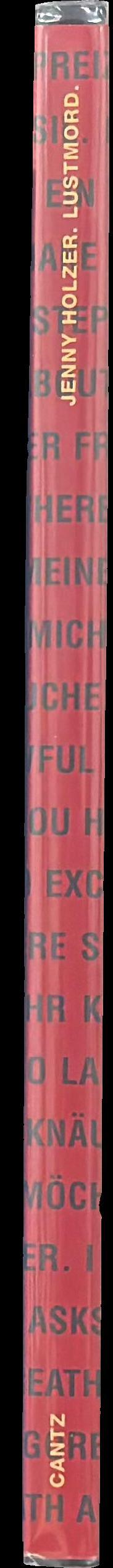 Jenny Holzer : Lustmord spine