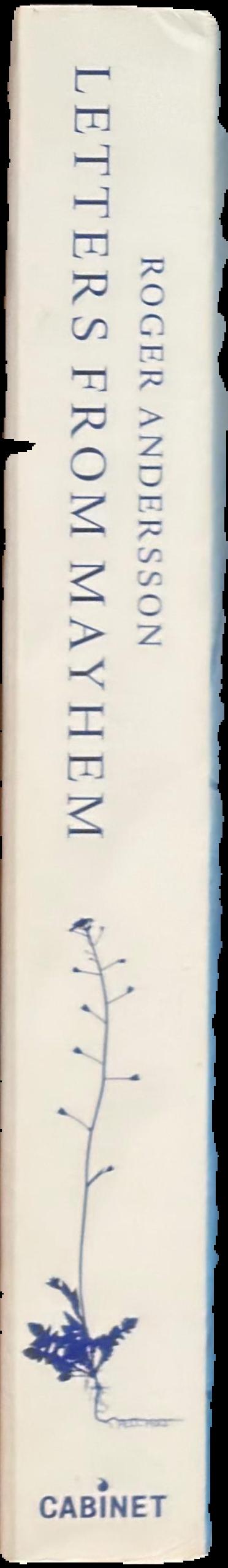 Letters from mayhem spine