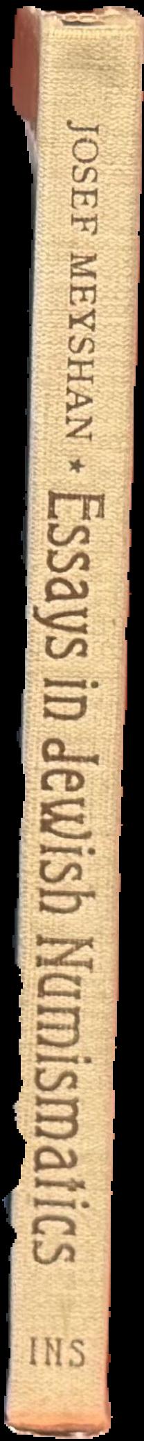 Essays in Jewish numismatics spine