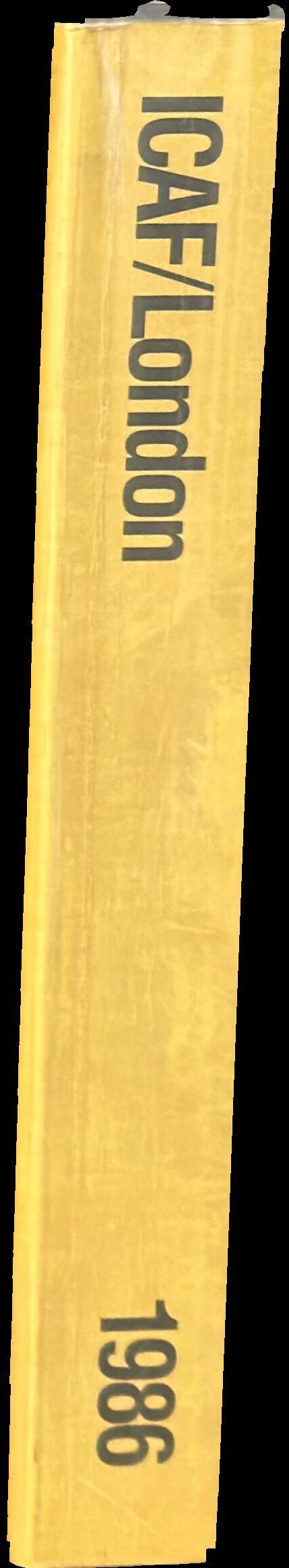 ICAF/London 1986 spine