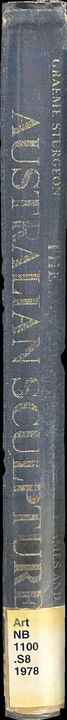 The development of Australian sculpture, 1788-1975 spine