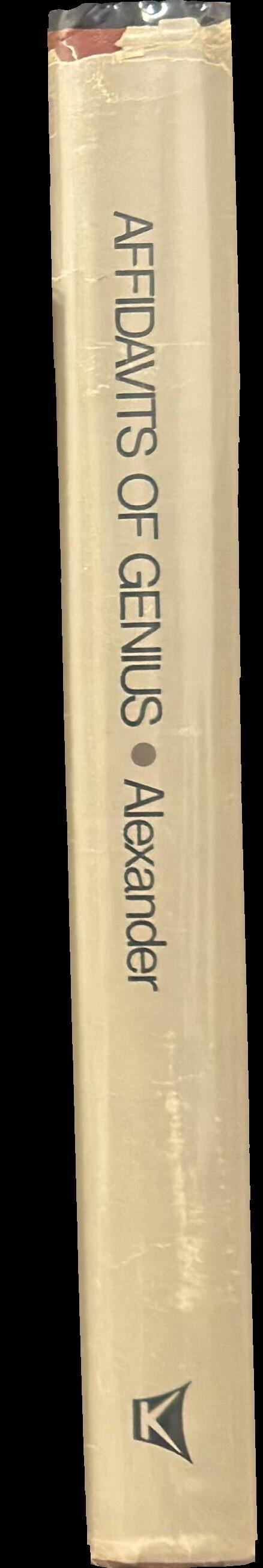 Affidavits of genius : Edgar Allan Poe and the French critics, 1847-1924 spine