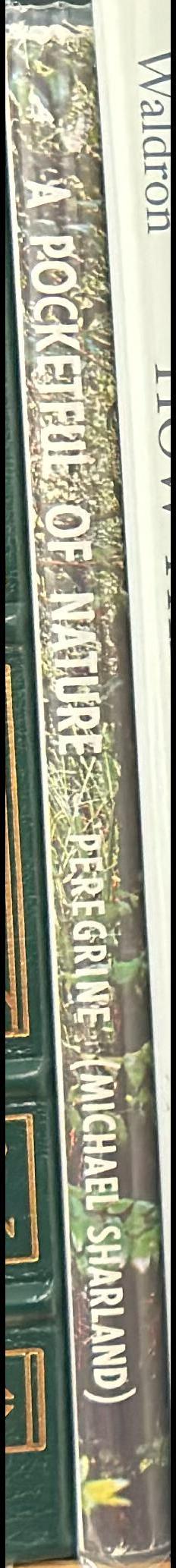 A pocketful of nature / [Michael Sharland] spine