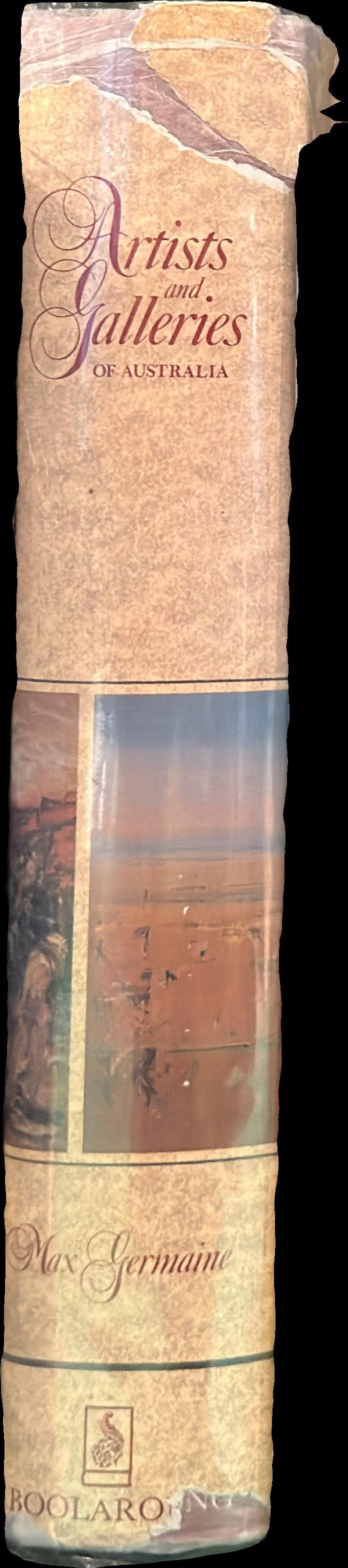 Artists and galleries of Australia / Max Germaine spine