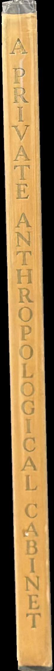 A private anthropological cabinet of 500 authentic racial-esoteric photographs and illustrations ... spine