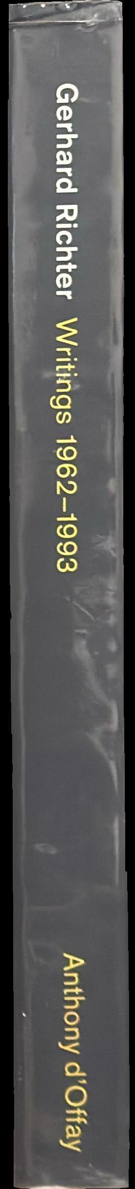 Gerhard Richter : the daily practice of painting : writings and interviews 1962-1993 spine