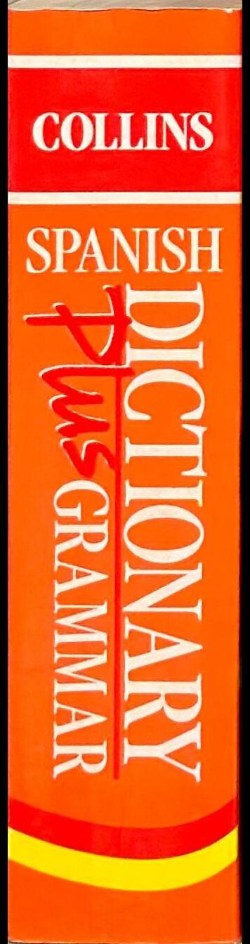Spanish dictionary plus grammar spine