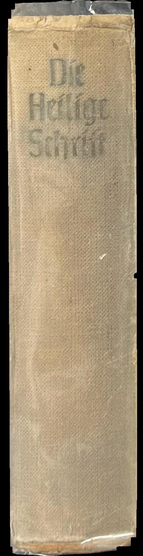 Die Bibel oder die ganze heilige Schrift des alten und neuen Testaments nach der deutschen Übersetzung Martin Luthers spine