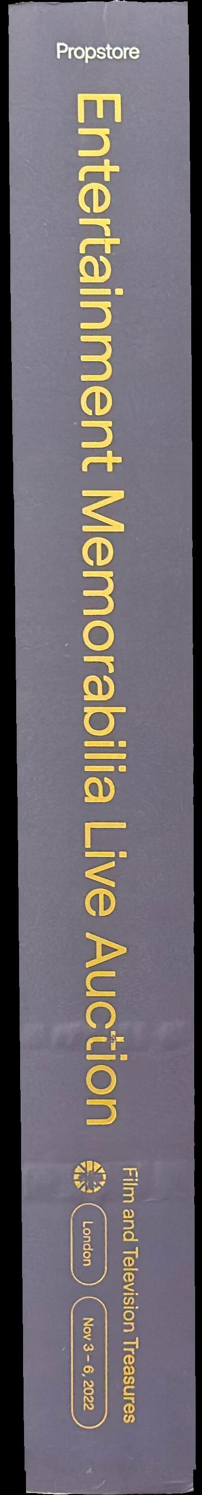 Entertainment memorabilia live auction : London, Nov 3-6, 2022 : [days 1, 3, 4 film and television] spine