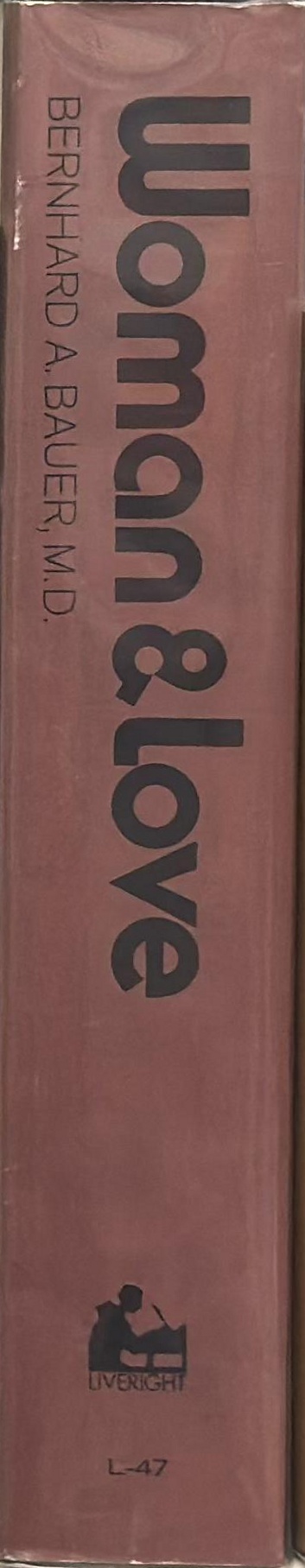 Woman and love spine