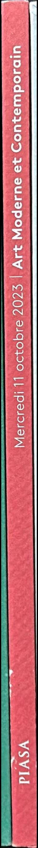 Art moderne et contemporain : vente mercredi 11 octobre 2023 spine