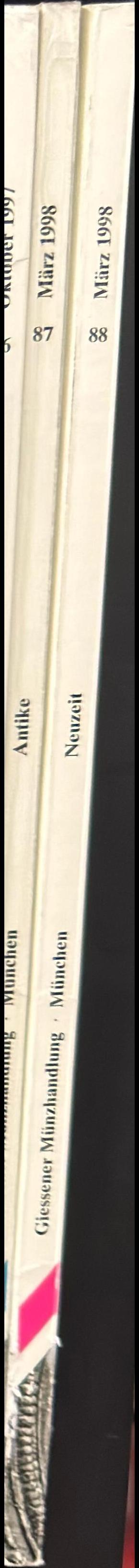 Auktion 88 : Neuzeit / Giessener Munzhandlung Dieter Gorny GmbH spine