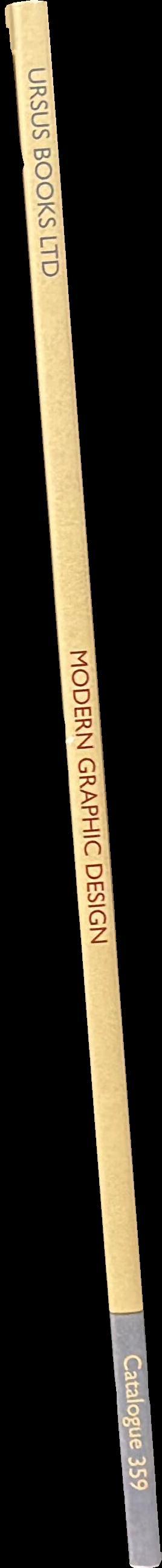 Modern graphic design : art, architecture, inforgraphics & propaganda, Catalogue 359 spine