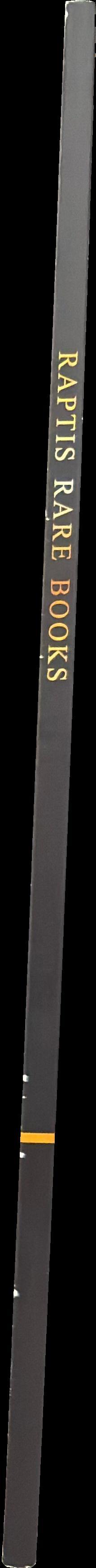 Raptis Rare Books : for the collection of a lifetime : [Spring 2020] spine