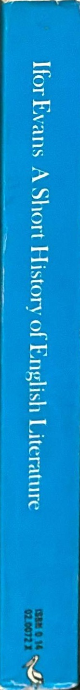 A short history of English literature spine
