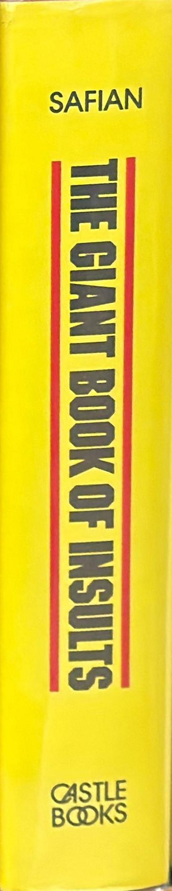 The giant book of insults : comprising 2000 insults for all occasions and 2000 more insults spine
