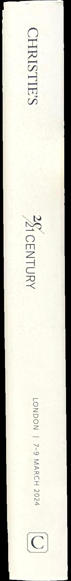 20/21 century : London evening sale, Thursday, 7 March 2024 / Christie's spine