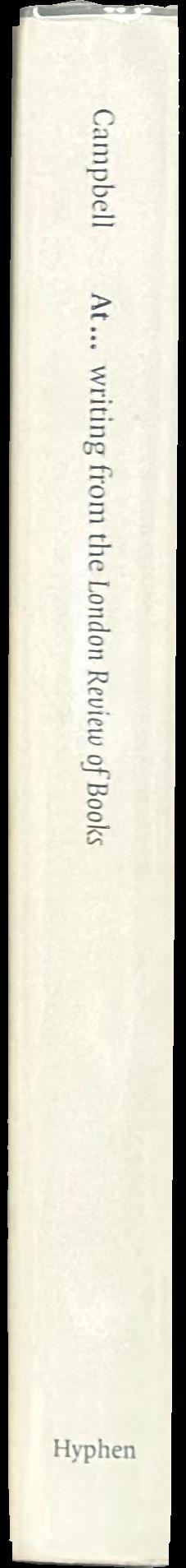 At... : writing, mainly about art, from the London Review of Books spine