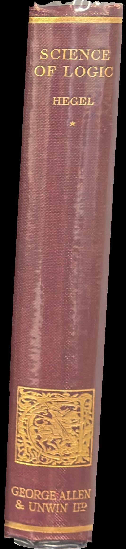 Hegel's Science of logic : volume one spine