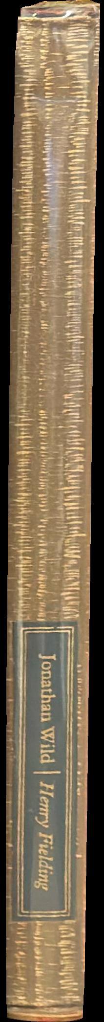 The life of Mr. Jonathan Wild the Great spine