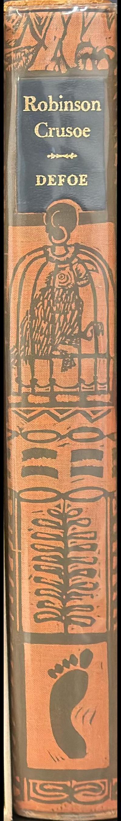 The life and strange surprizing adventures of Robinson Crusoe spine