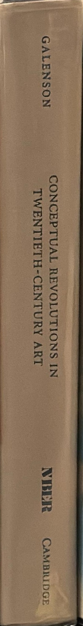 Conceptual revolutions in twentieth-century art spine