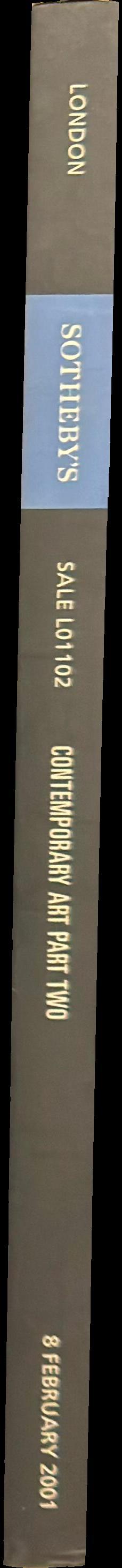 Contemporary art part two : auction in London, 8 February 2001 / Sotheby's spine