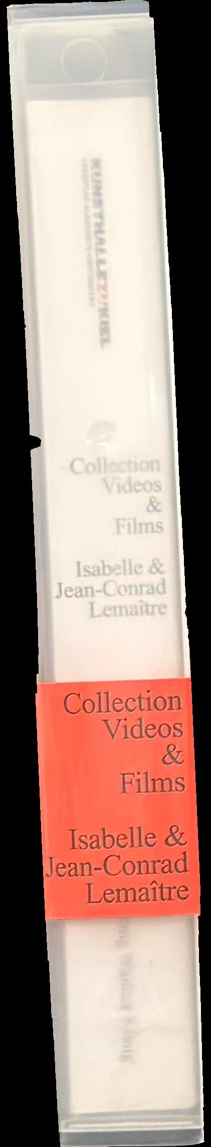 Collection videos and films : Isabelle and Jean-Conrad Lemaitre : a selection spine