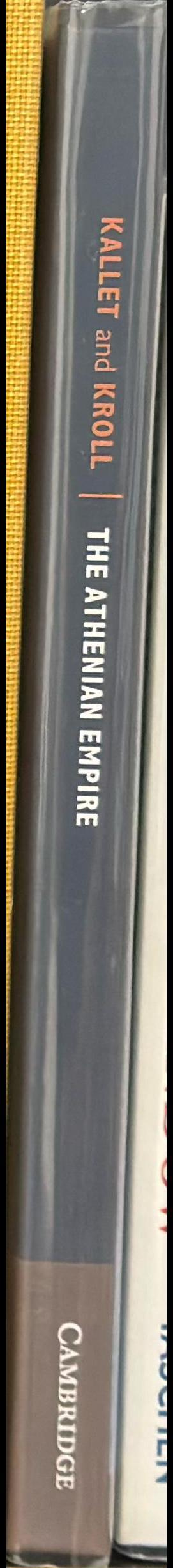The Athenian empire : using coins as sources spine