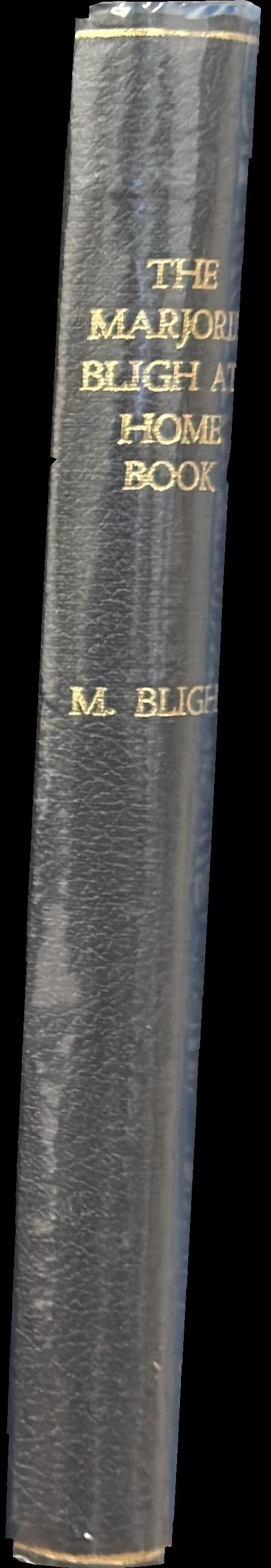 The "Majorie Bligh at Home" book spine