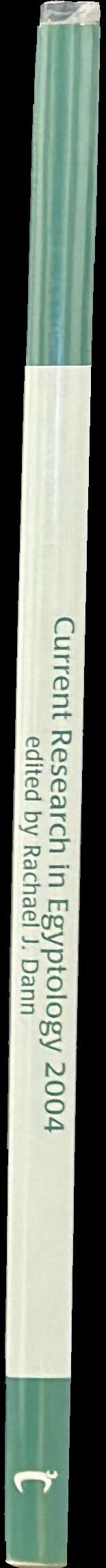Current research in Egyptology 2004 : proceedings of the fifth annual symposium, University of Durham January 2004 spine