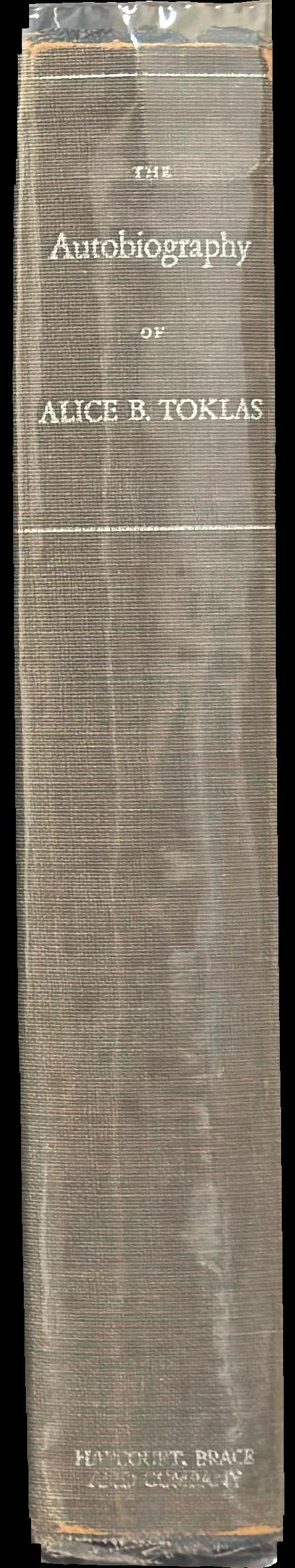 The autobiography of Alice B. Toklas : illustrated spine