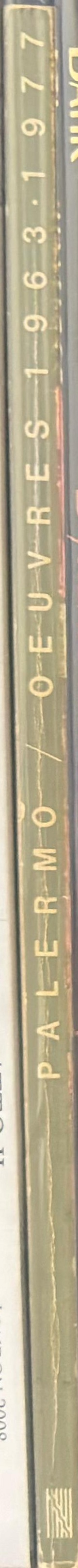 Palermo : oeuvres 1963-1977 spine