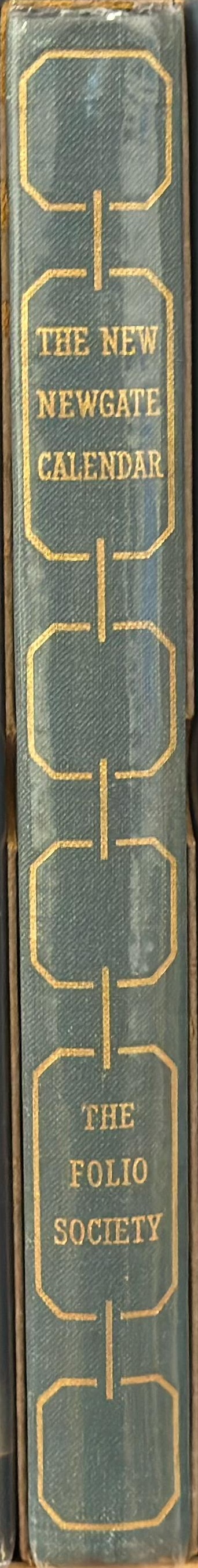 The new Newgate calendar / edited with an introduction by Lord Borkett spine