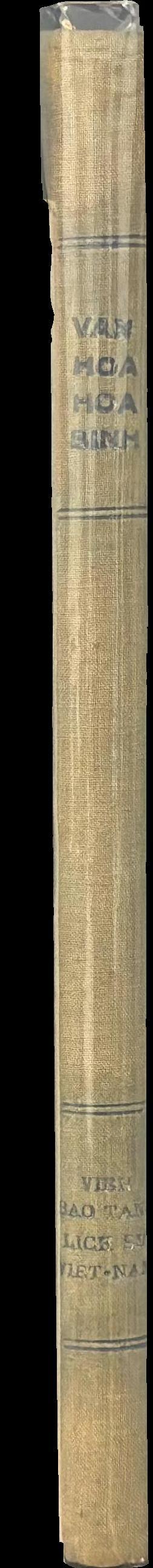 Những hiện vật tàng trữ tại Viện bảo tàng lịch sử Việt Nam ve Văn hóa hòa bình spine