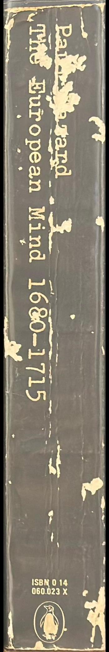 The European mind : 1680-1715 spine