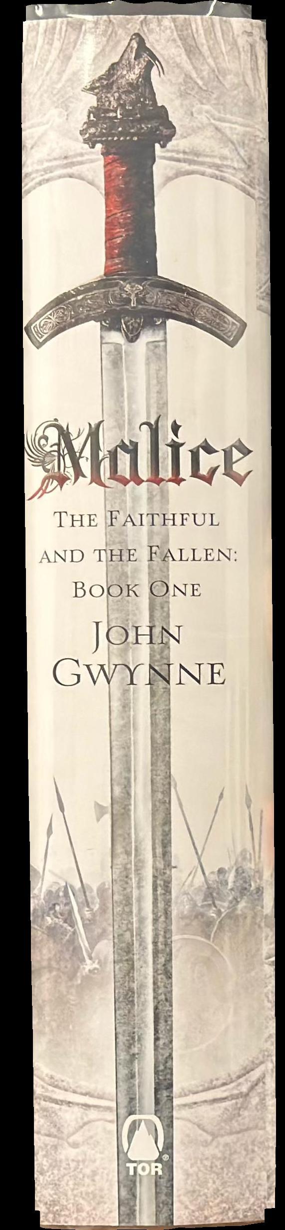Malice : book one of the faithful and the fallen spine